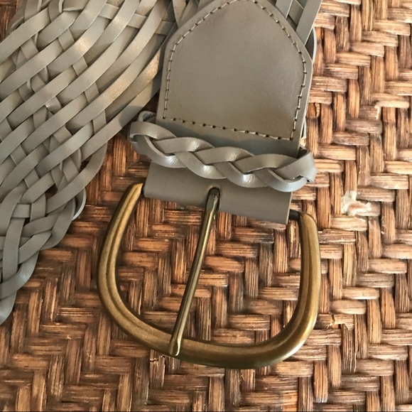 Grey Old Navy Braided Belt - Picture 2 of 5
